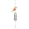19" Orange Metal Butterfly Outdoor Garden Windchime